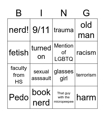 class of 09 easy Bingo Card