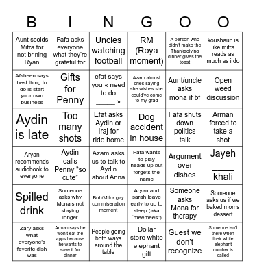 Bingoo Bingo Card