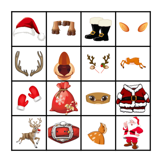 Christmas Bingo Card