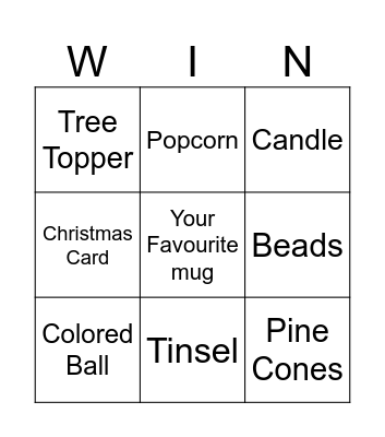 Test Run Bingo Card