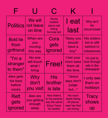 Thanksgiving 2024 Bingo Card