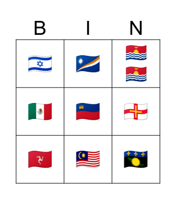 flag 2 1 Bingo Card