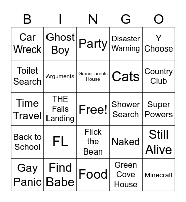 Dream Bingo Card