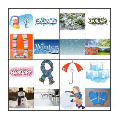 winter Bingo Card