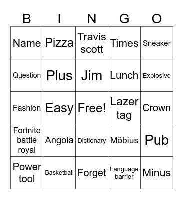 santos word bingo Card