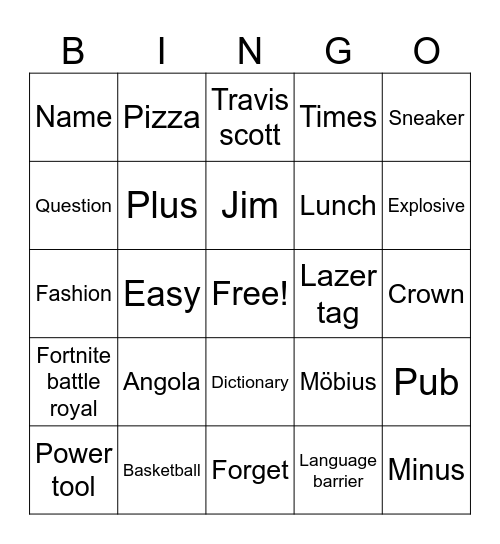 santos word bingo Card