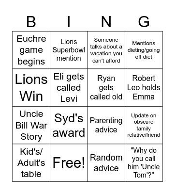 Salmon BINGO 2024 Bingo Card