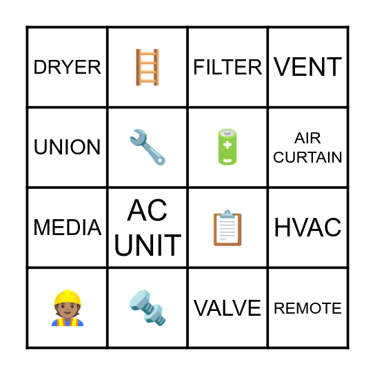 J AND E FUN DAY Bingo Card