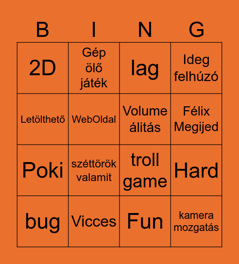 LEVEL DEVIL Bingo Card