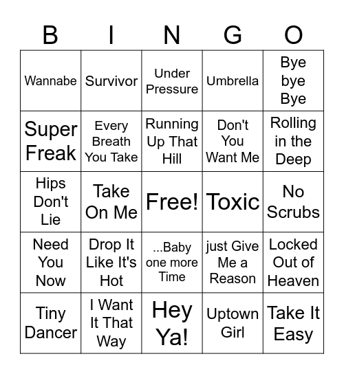 Thanksgiving Bingo Card