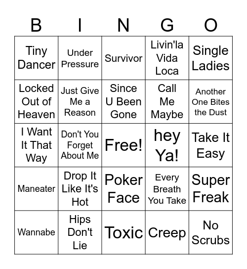 Thanksgiving Bingo Card