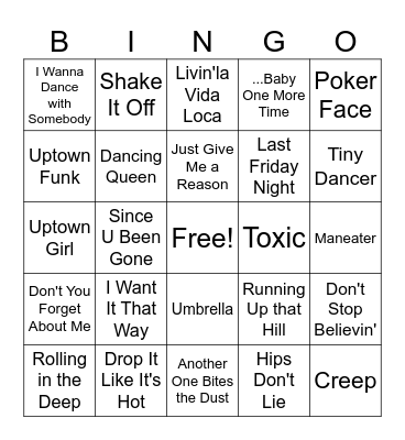 Thanksgiving Bingo Card