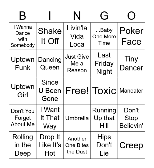 Thanksgiving Bingo Card