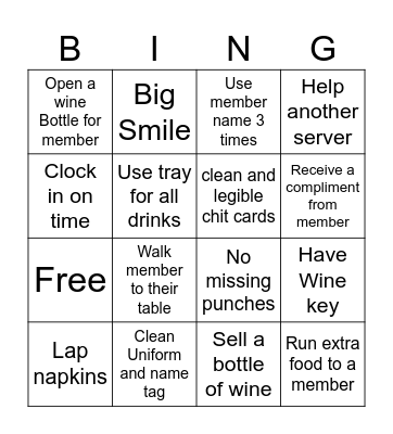 Thanksgiving Bingo Card