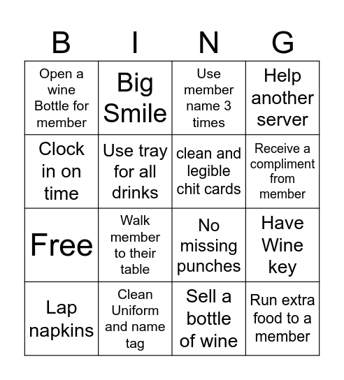 Thanksgiving Bingo Card