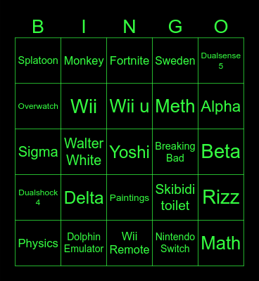 Wikirace 3543902 Bingo Card