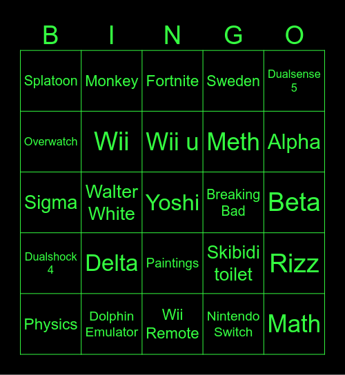 Wikirace 3543902 Bingo Card