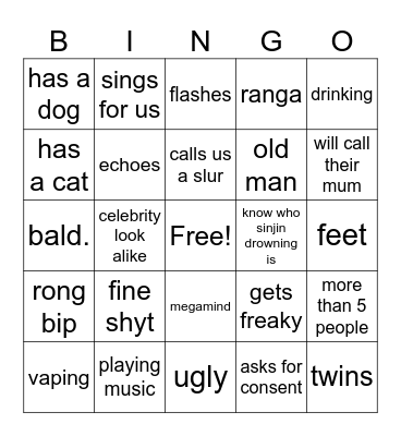 OMETV BINGO Card