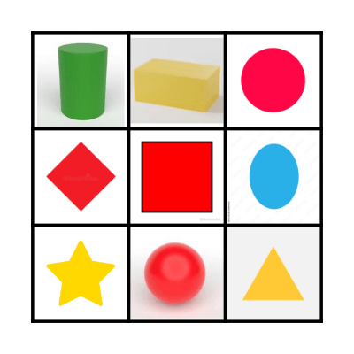 Shapes Bingo Card