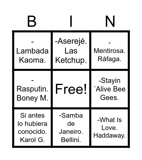 BODA REYES Bingo Card