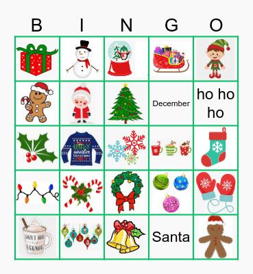 Bingo Holiday 2024 Bingo Card