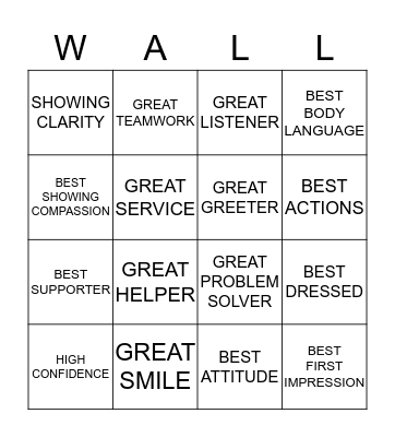 WALL EAGLE NEST Bingo Card