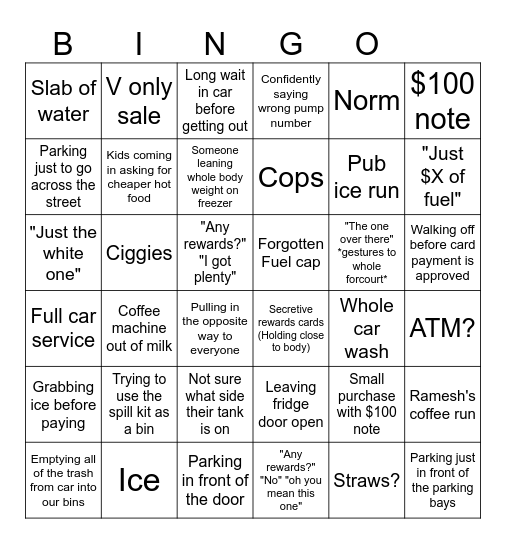 Banno Bingo Card