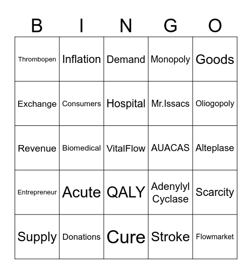 VitalFlow BINGO Card