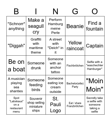 Kineo Hamburg Summit Bingo Card