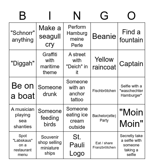 Kineo Hamburg Summit Bingo Card