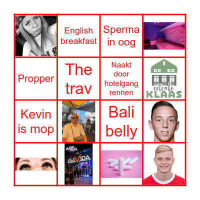 Jaimy's birthday bingo Card