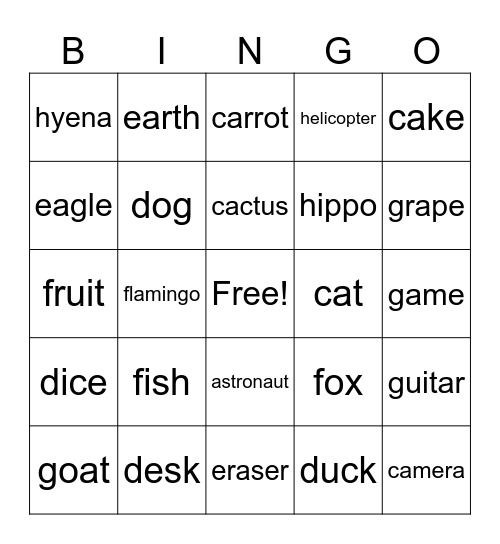 A-H Bingo!! Bingo Card