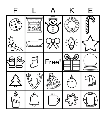 Winter Party Bingo!!!! Bingo Card