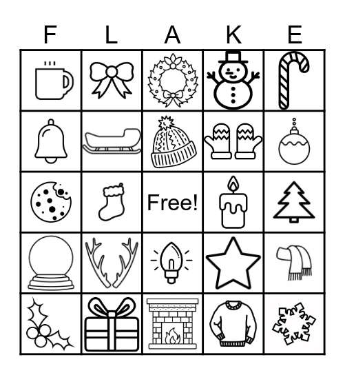 Winter But Better Bingo Card