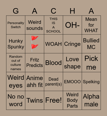 :) Bingo Card