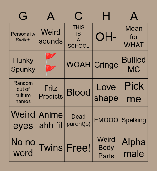 :) Bingo Card