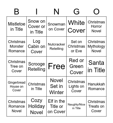 Christmas Bingo Card