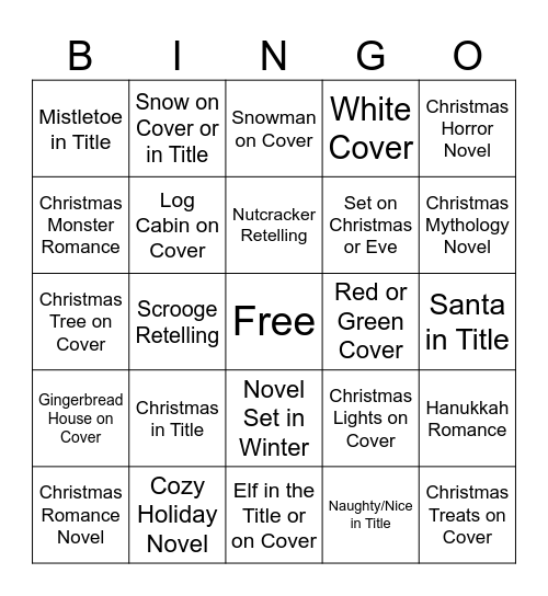 Christmas Bingo Card