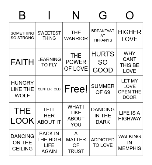 ****3**** Bingo Card