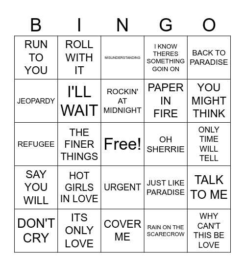 HURRICANES  #2 Bingo Card