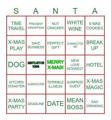 R&N 2024 X-MAS BINGO! Bingo Card