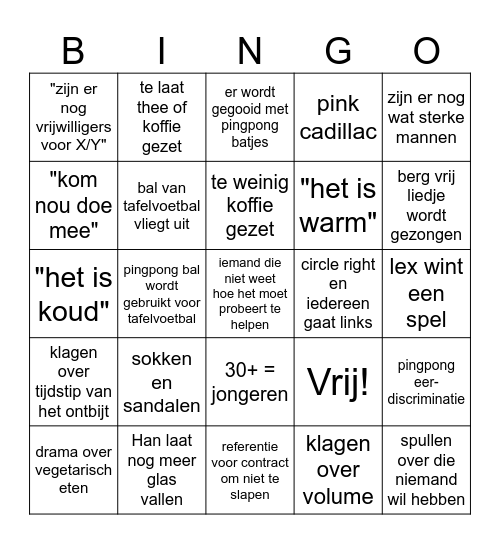 square weekend bingo!! Bingo Card