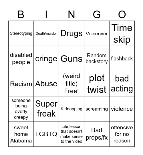 Tomorrow teaching’s bingo Card