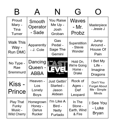 The Last Level Bar Bango #3 Bingo Card