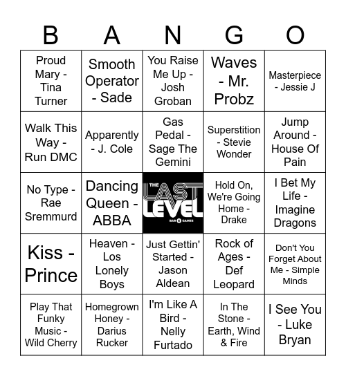 The Last Level Bar Bango #3 Bingo Card