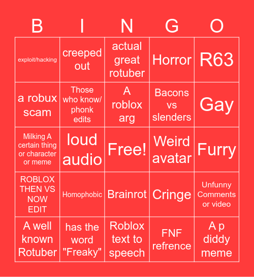 Robingo Card