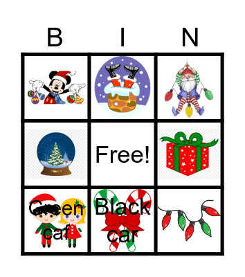 Christmas Bingo Card