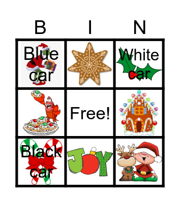 Christmas Bingo Card