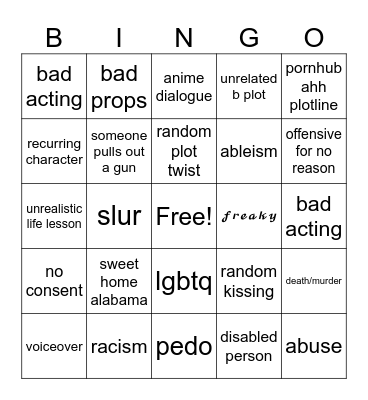 tomorrows teachings bingo Card