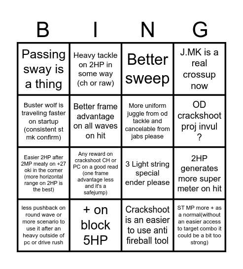 Terry Christmas bingo list Bingo Card